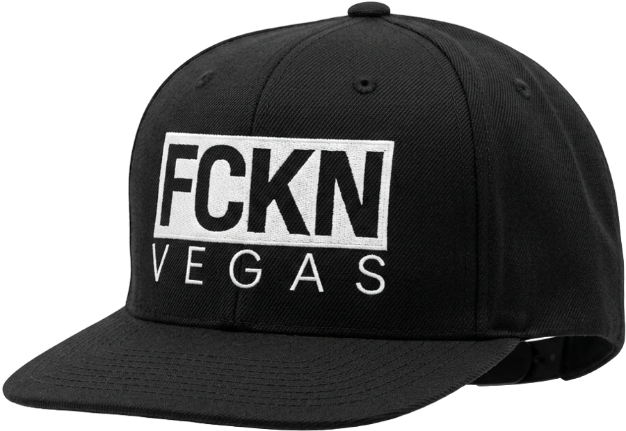 FCKN VEGAS embroidered black snapback